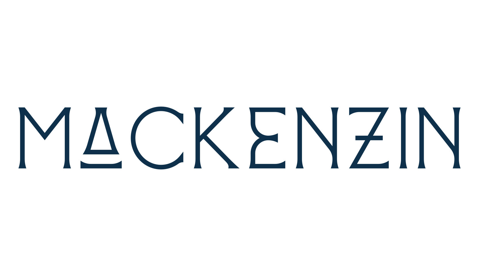 Mackenzin, fancy retro decorative font preview