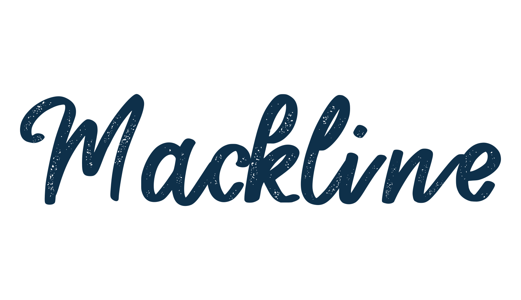 Mackline, fancy various decorative script calligraphy font preview