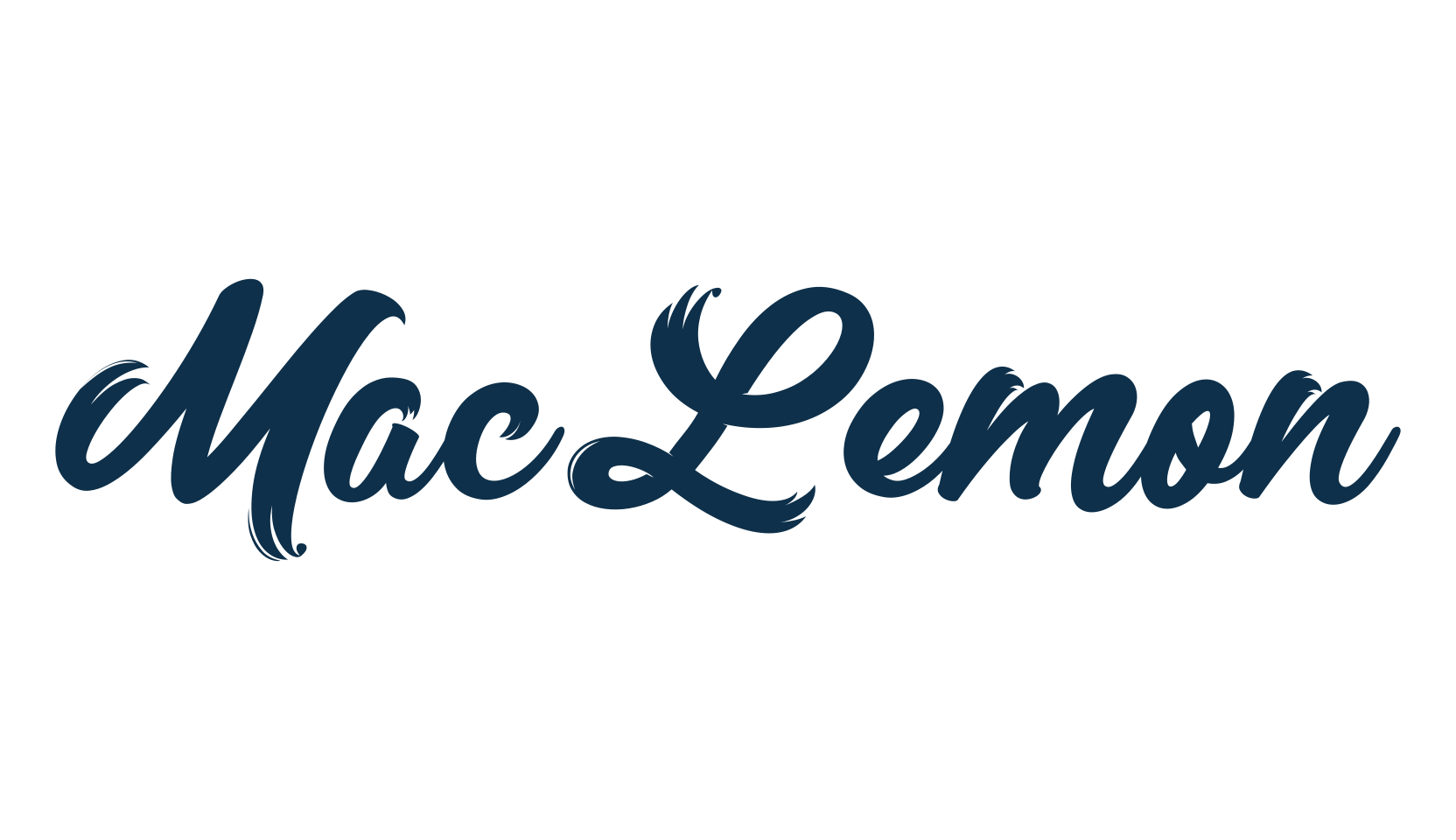 MacLemon, fancy various decorative script calligraphy font preview