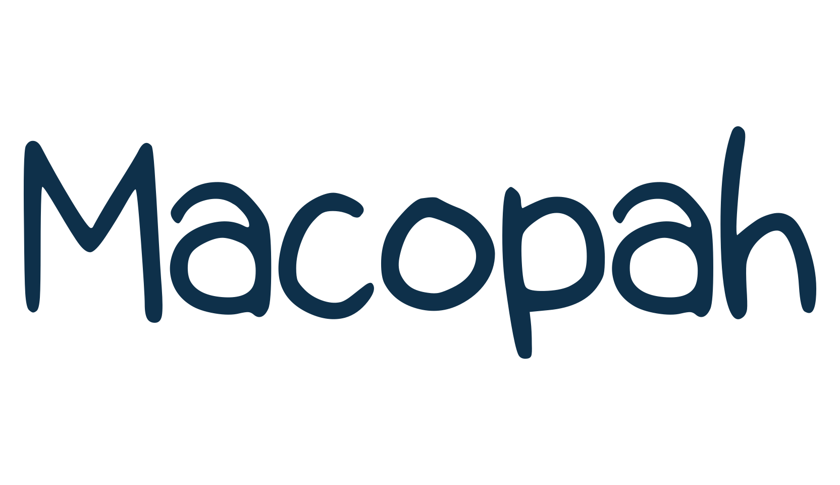Macopah, script handwritten fancy decorative calligraphy font preview