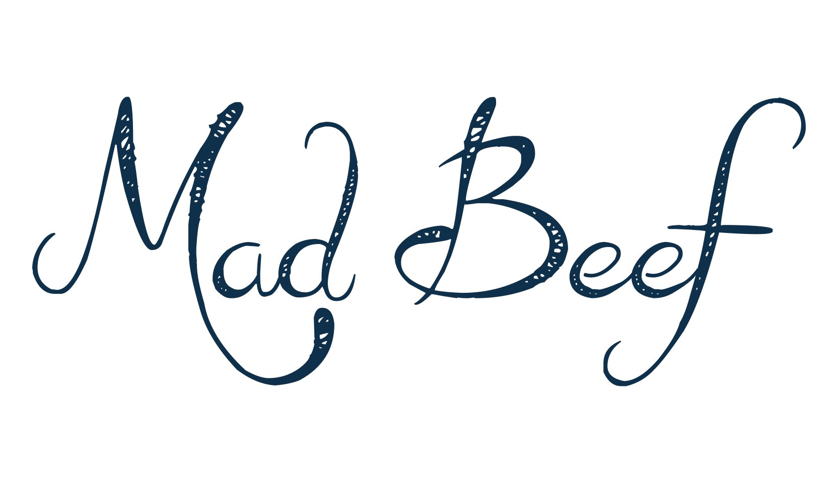 Mad Beef, fancy various decorative script calligraphy font preview