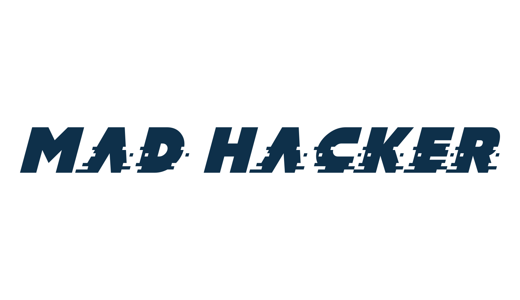 Mad Hacker, distorted font preview