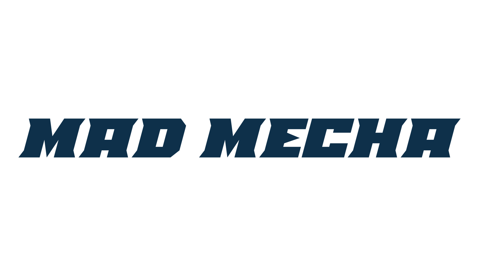 Mad Mecha, techno sci-fi font preview