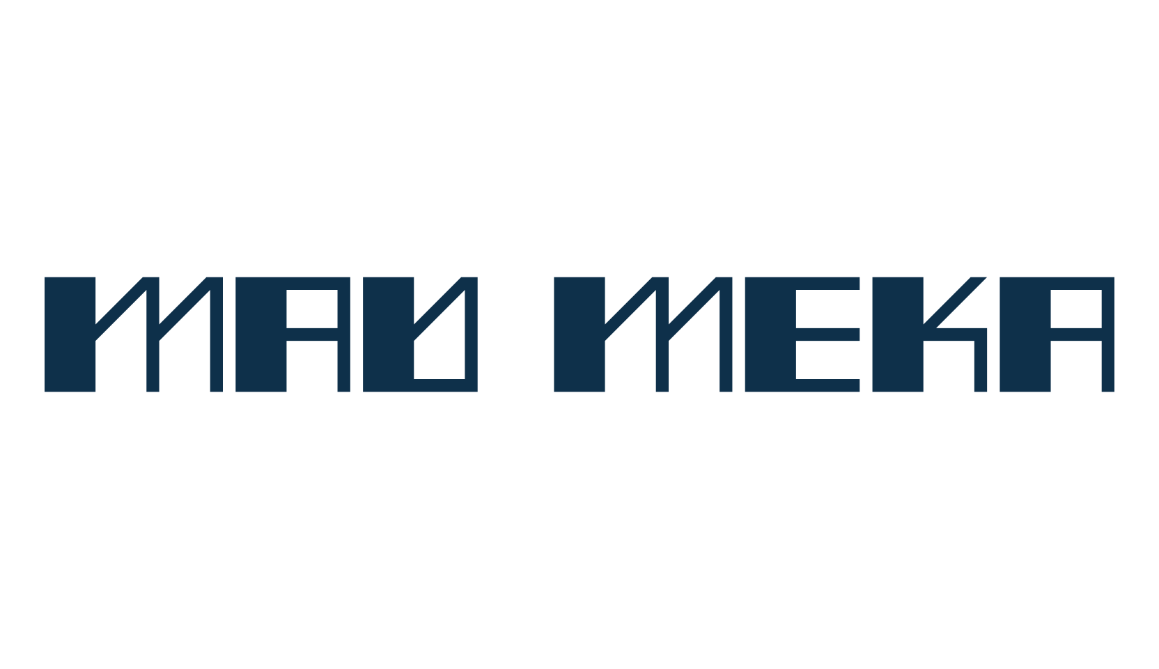 Mad Meka, square font preview