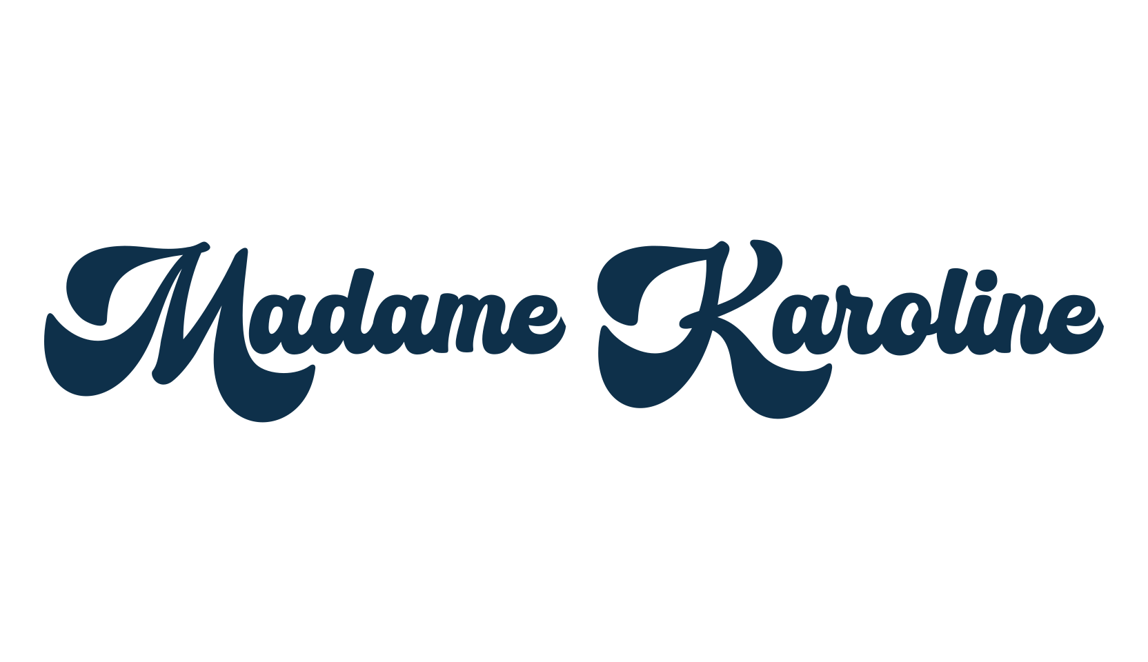 Madame Karoline, old school font preview