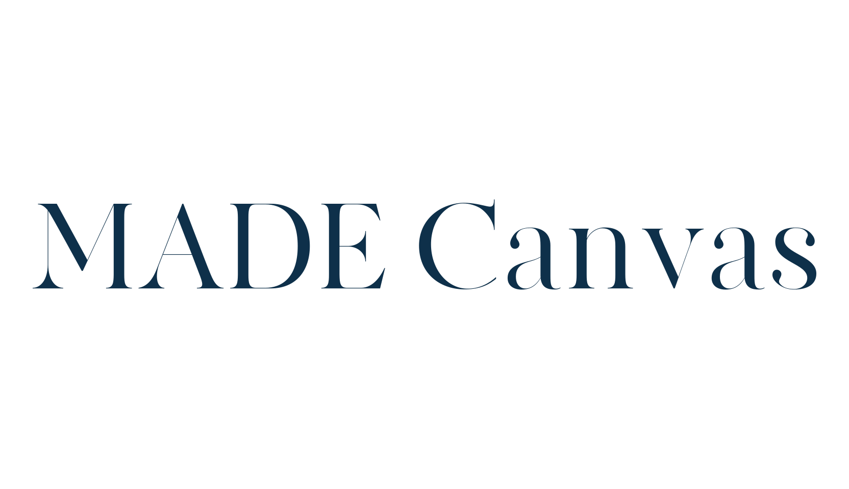 MADE Canvas, basic serif font preview