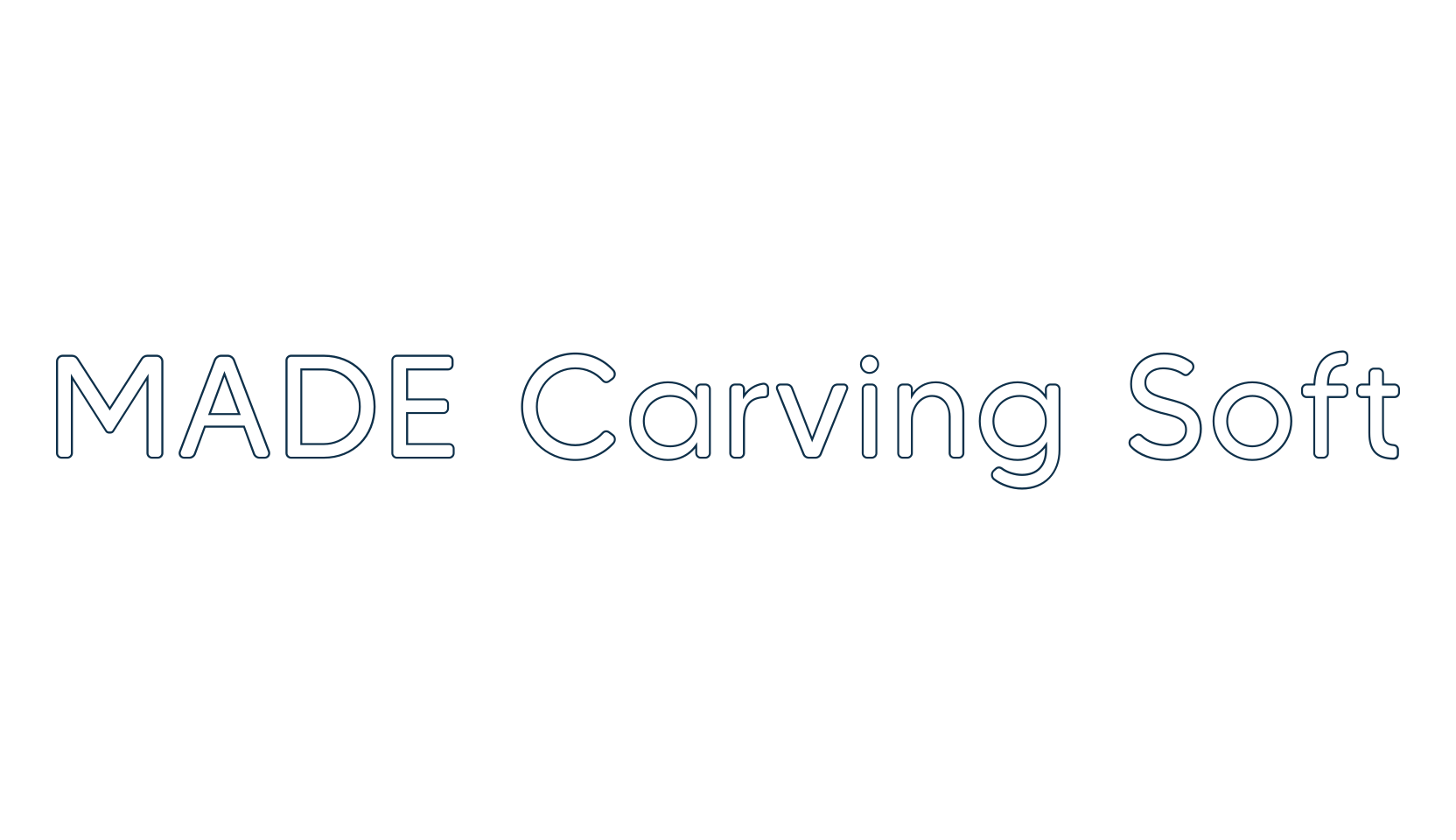 MADE Carving Soft, basic sans serif font preview
