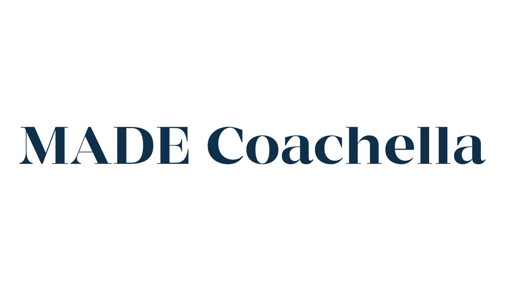 MADE Coachella, basic serif font preview