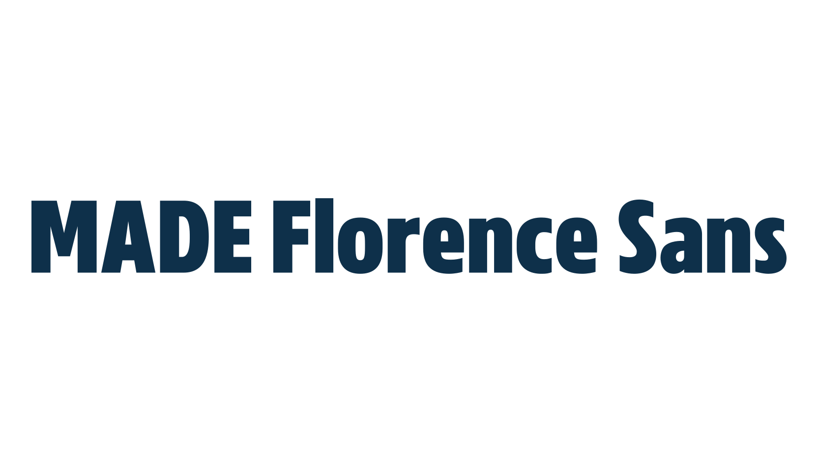 MADE Florence Sans, basic sans serif font preview