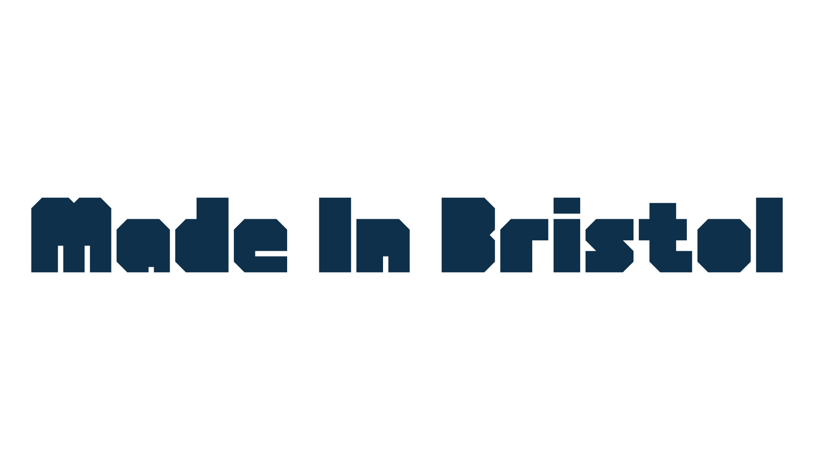 Made In Bristol, techno square sci-fi font preview