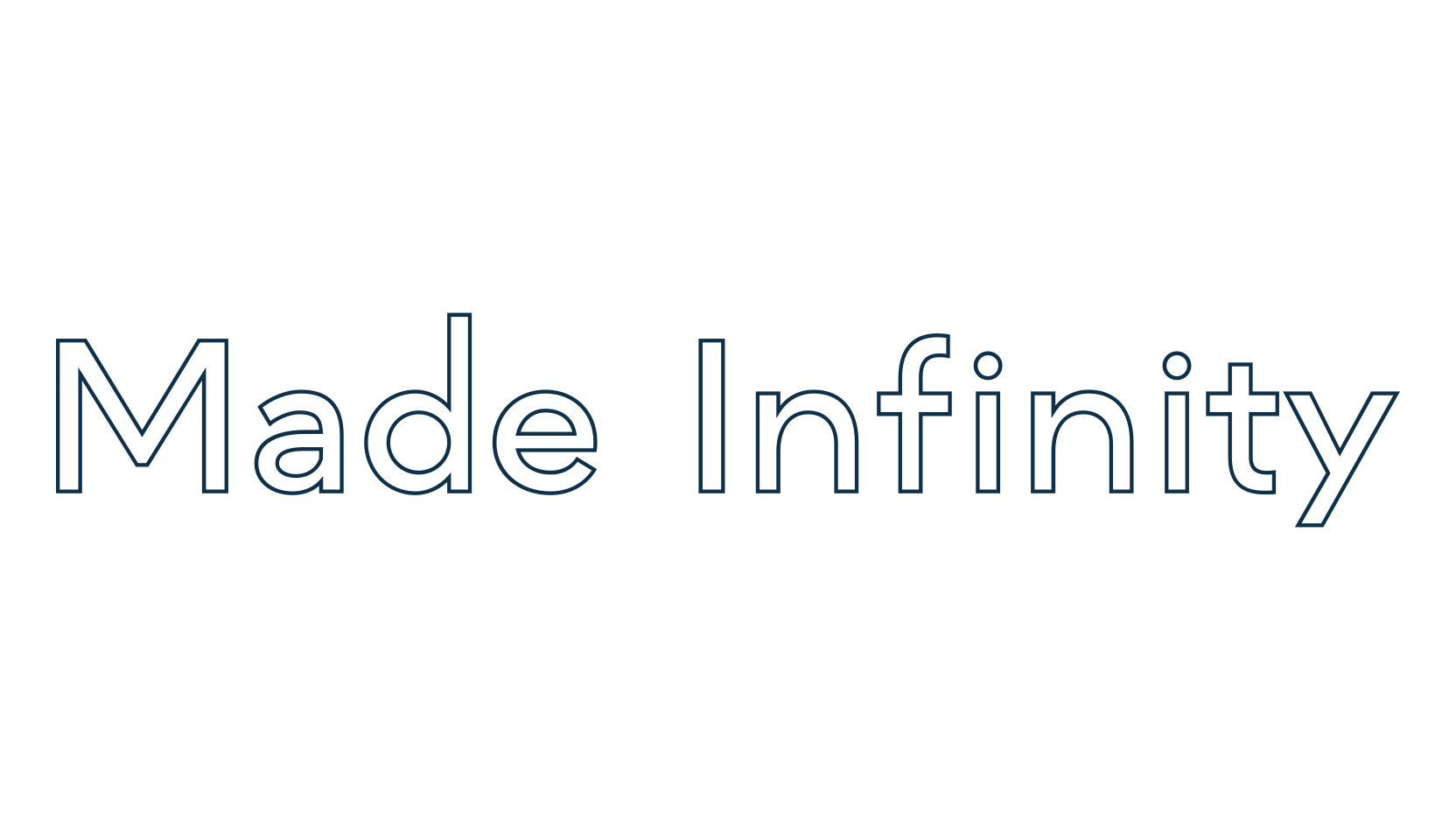 Made Infinity, sans serif font preview
