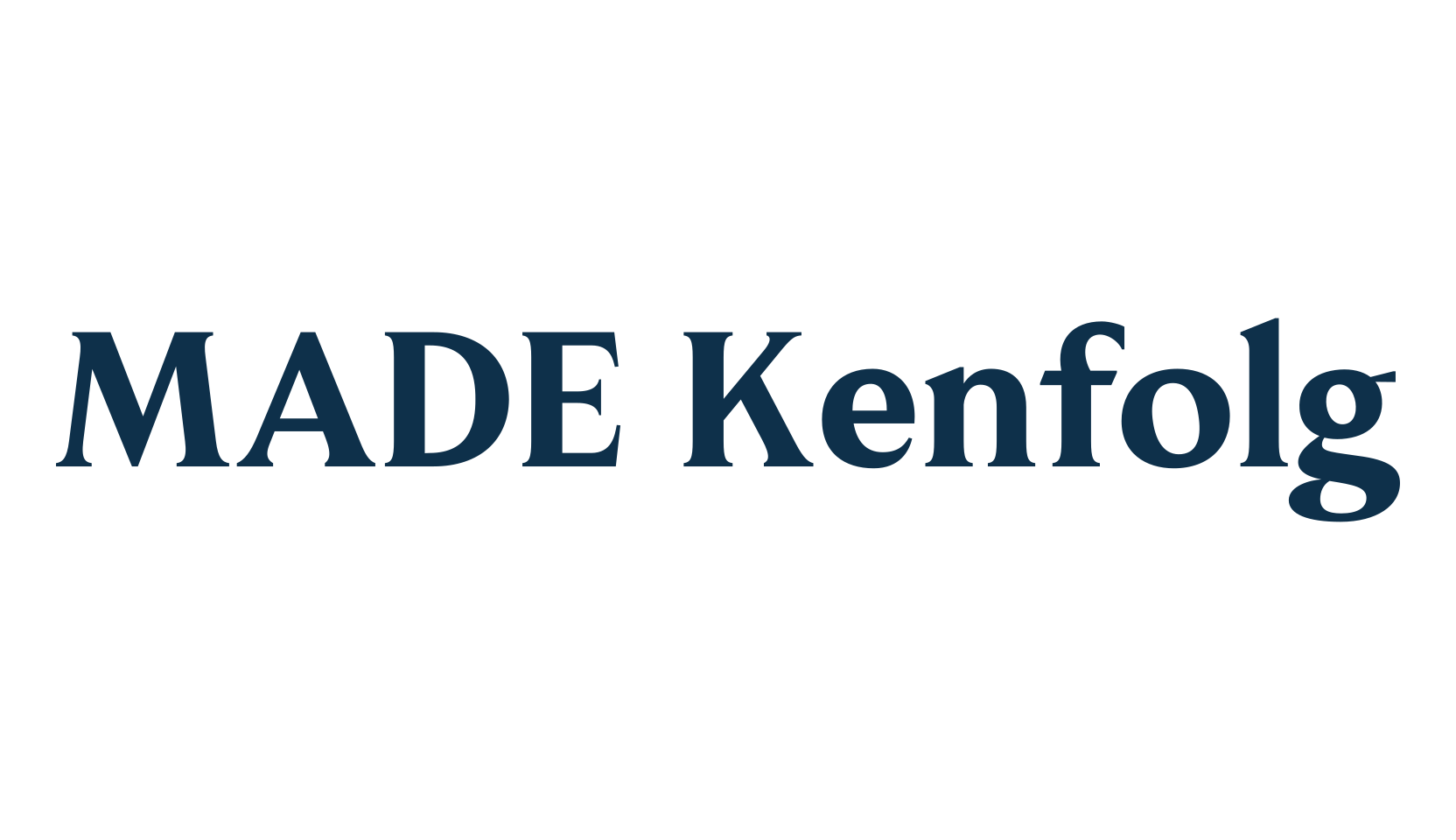 MADE Kenfolg, basic serif font preview