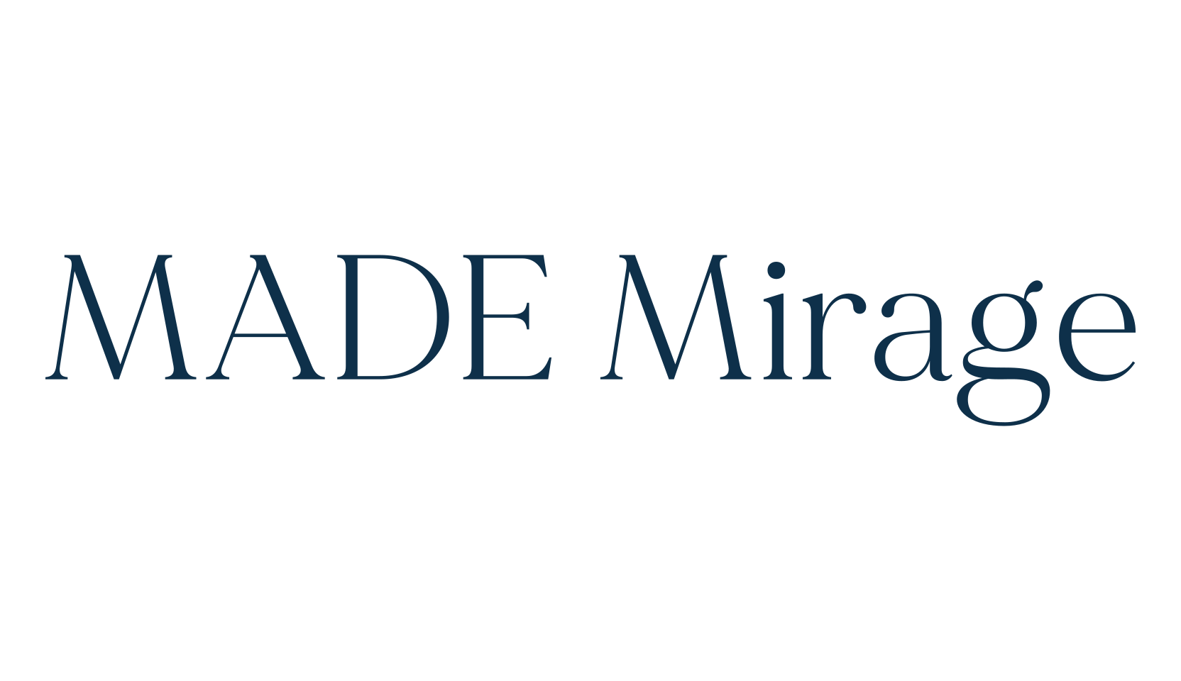 MADE Mirage, basic serif font preview