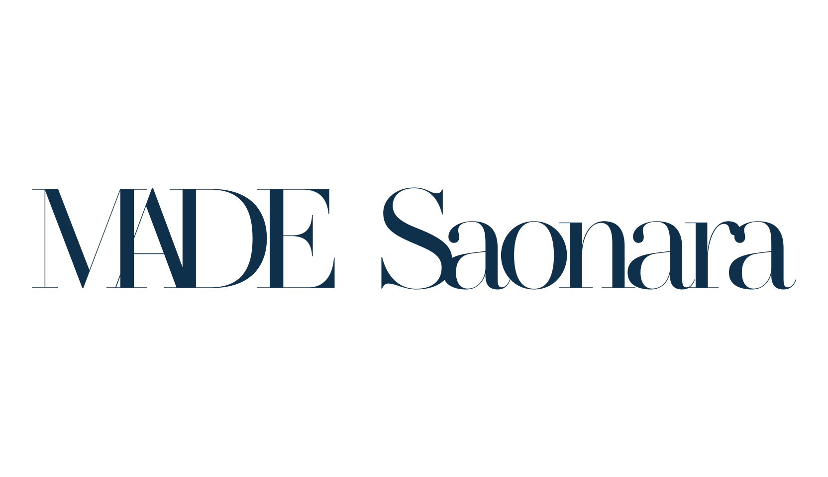MADE Saonara, basic serif font preview