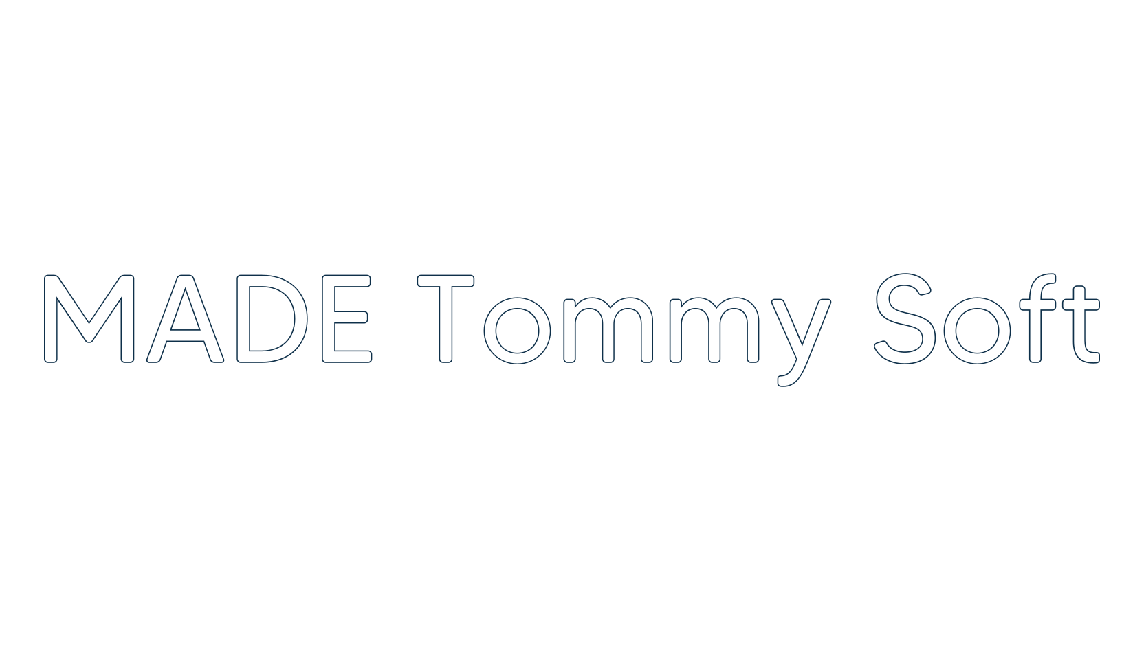 MADE Tommy Soft, basic sans serif font preview