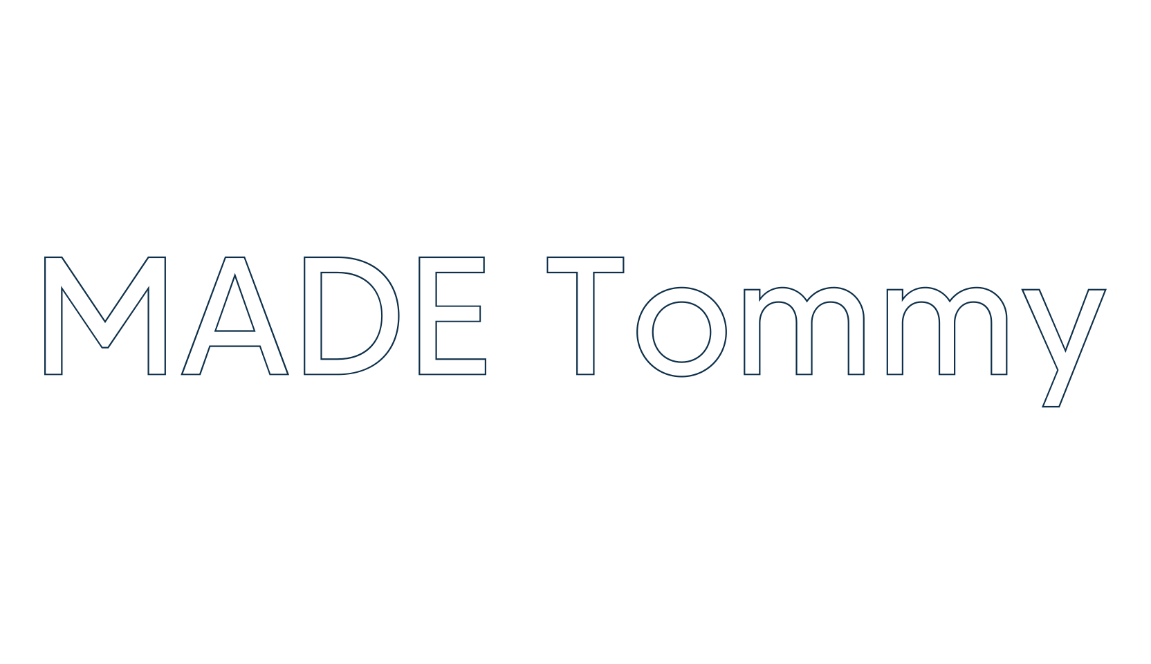 MADE Tommy, basic sans serif font preview