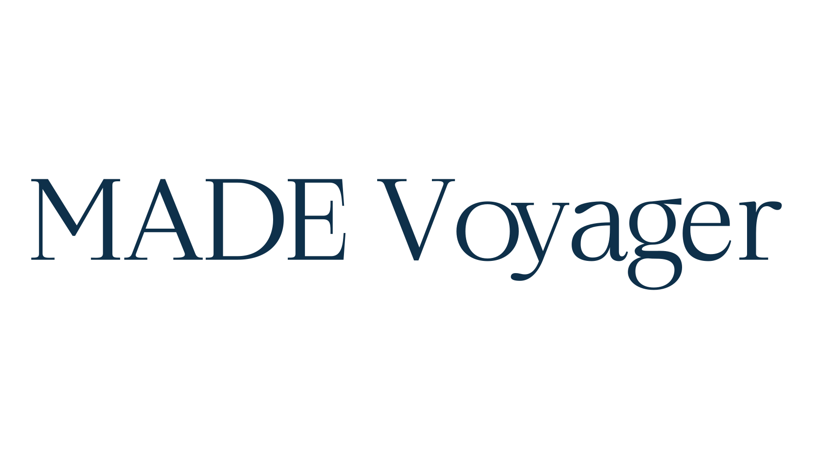MADE Voyager, serif font preview