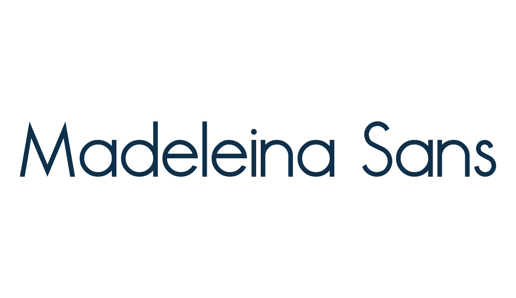 Madeleina Sans, basic sans serif font preview