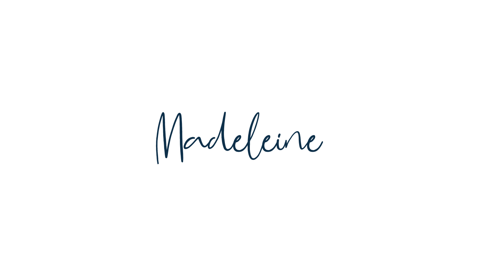 Madeleine (madeleine-2), handwriting font preview