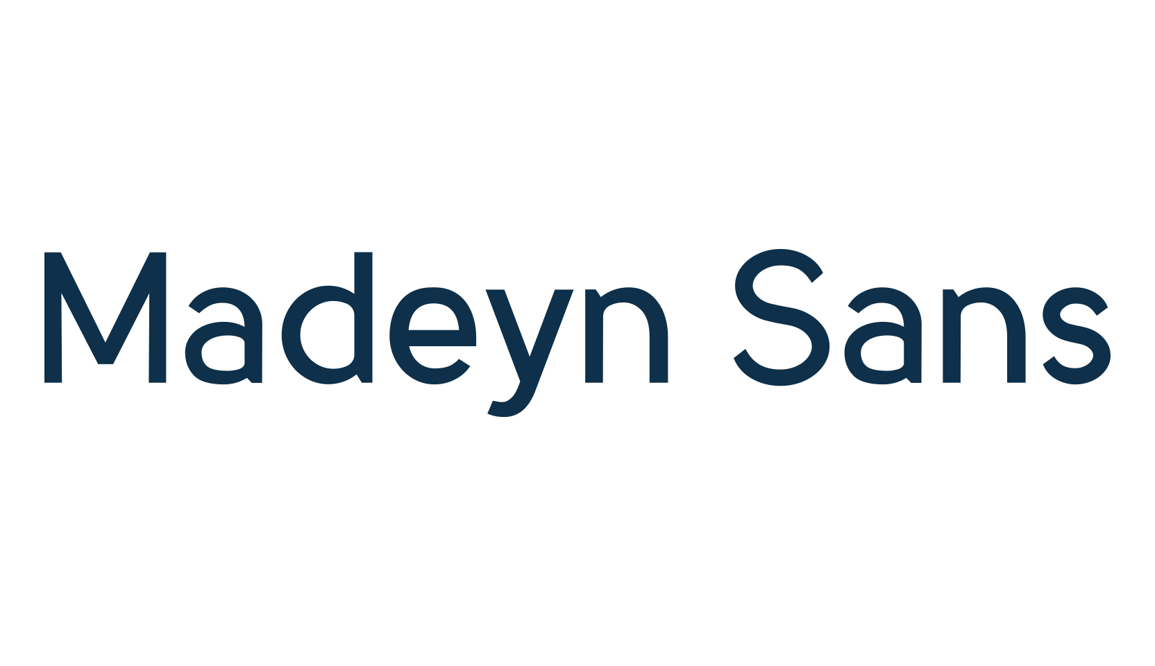 Madeyn Sans, sans serif font preview