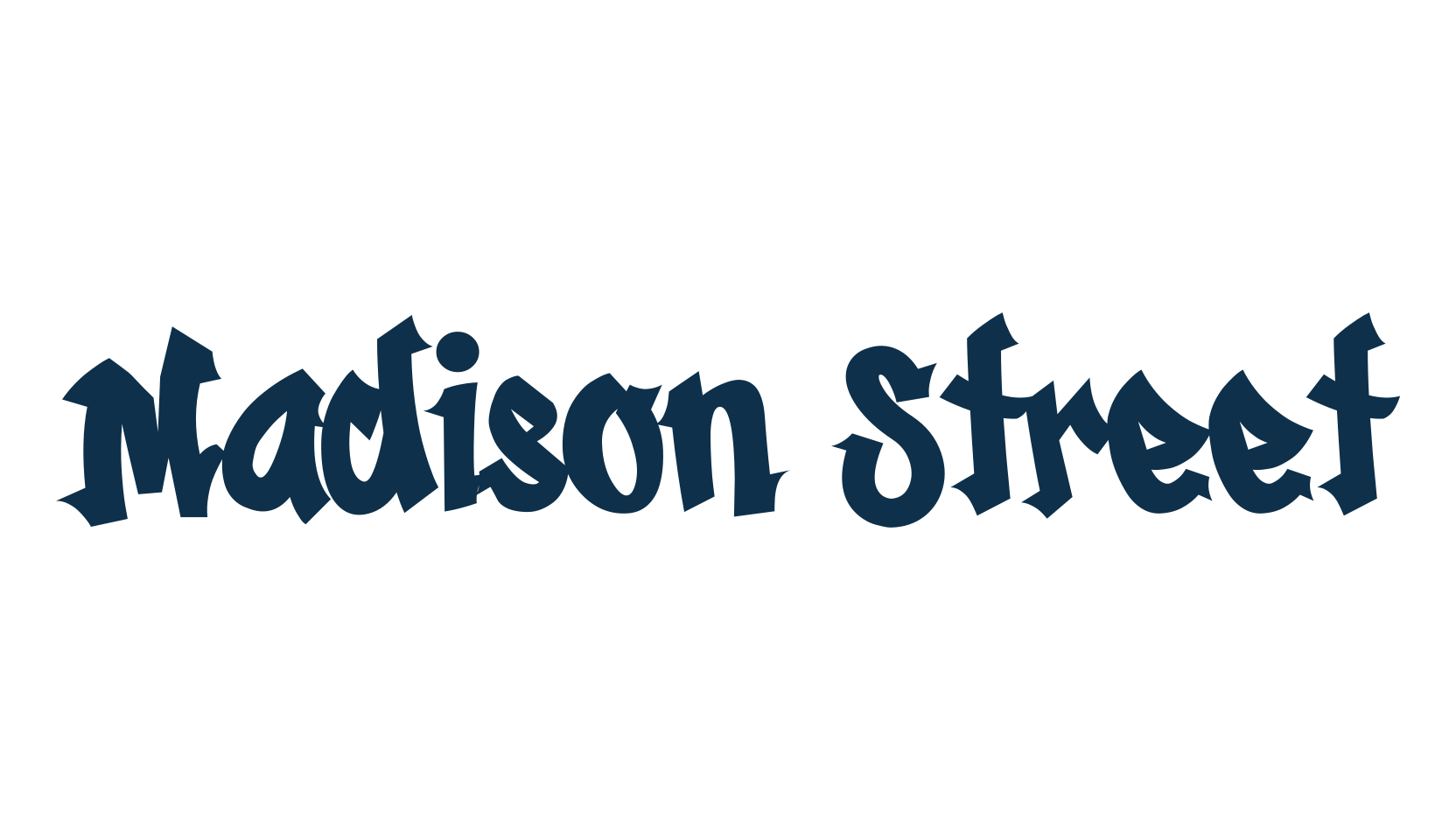 Madison Street, graffiti font preview