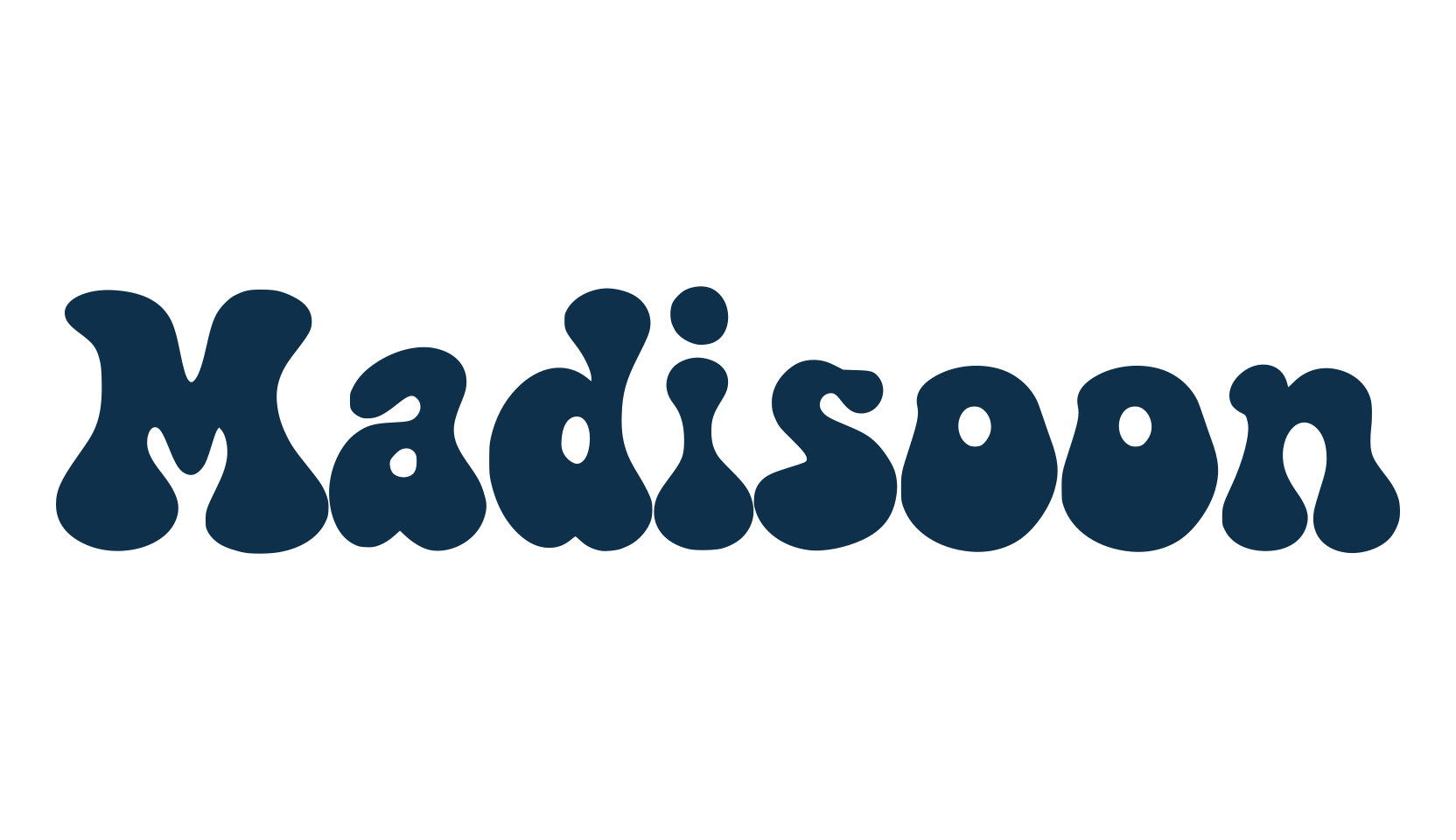 Madisoon, fancy groovy decorative font preview