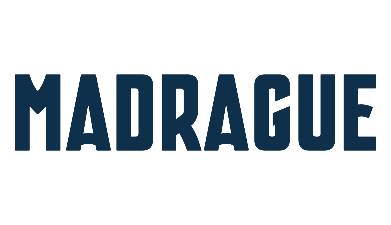 Madrague, basic sans serif font preview