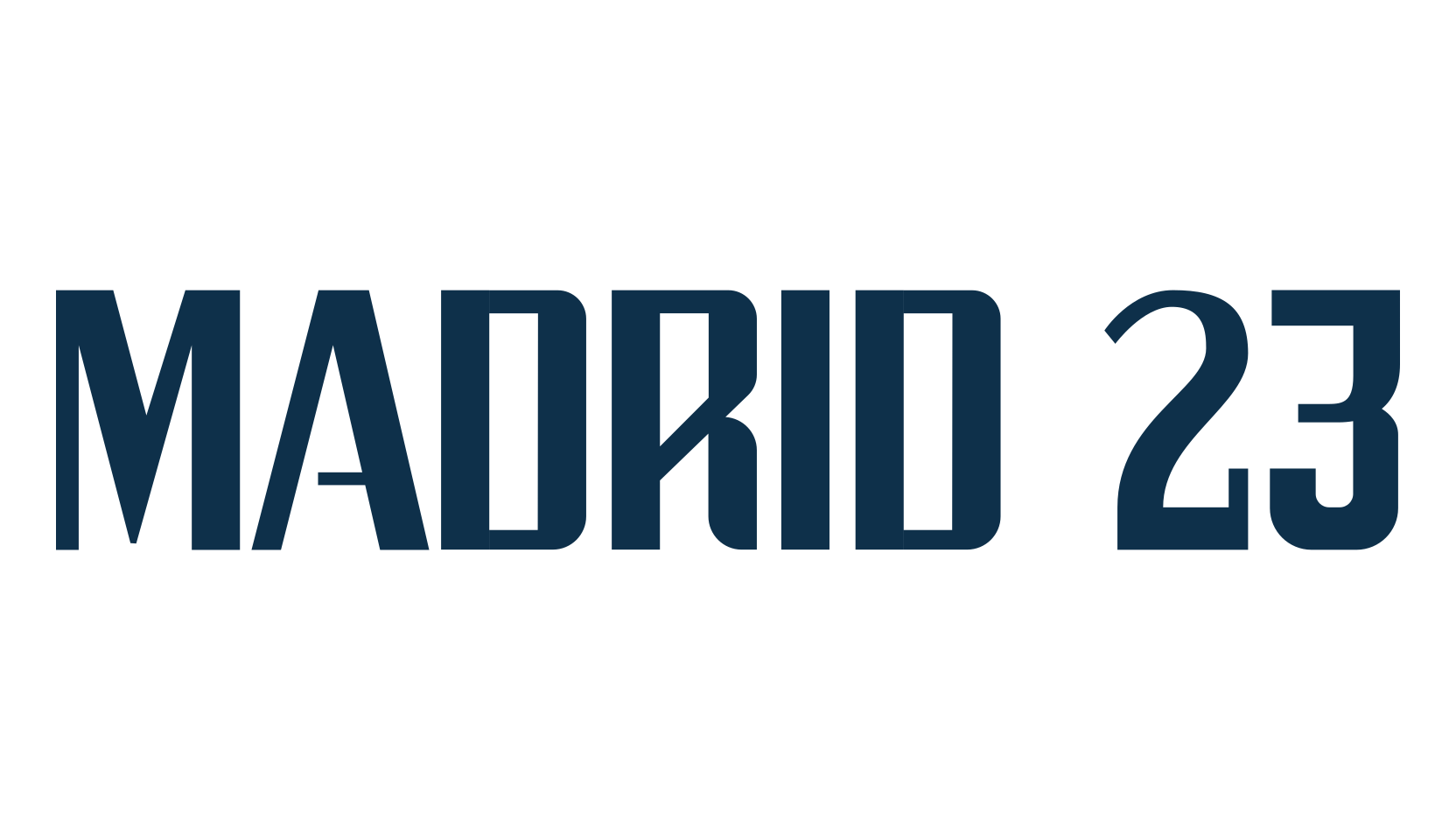 Madrid 23, sans serif font preview