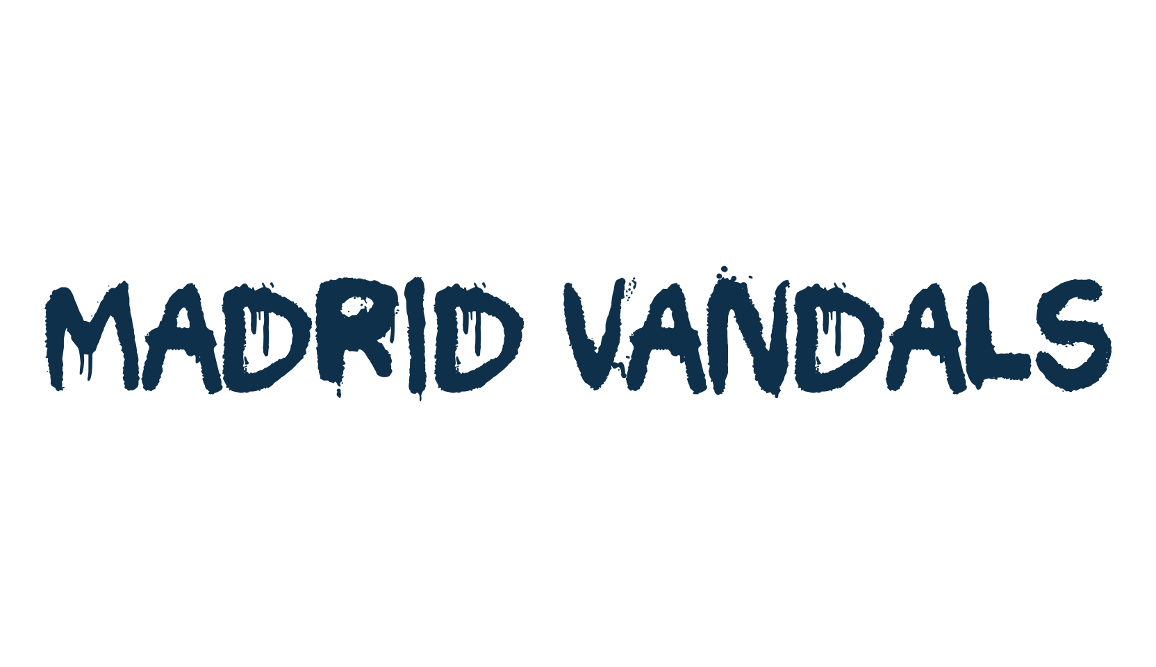 Madrid Vandals, script graffiti fancy decorative calligraphy font preview