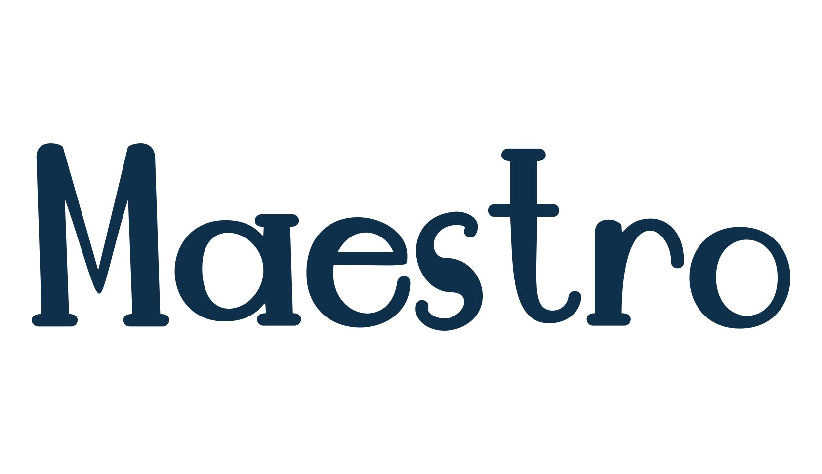 Maestro (maestro-2), cartoon font preview