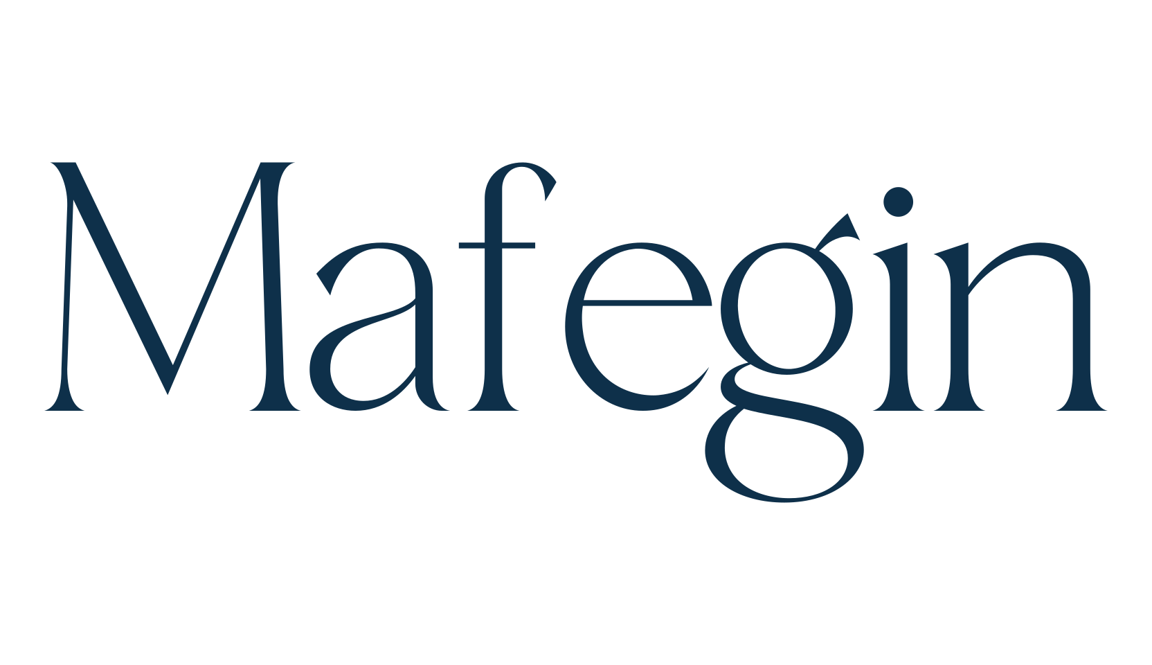 Mafegin, basic serif font preview
