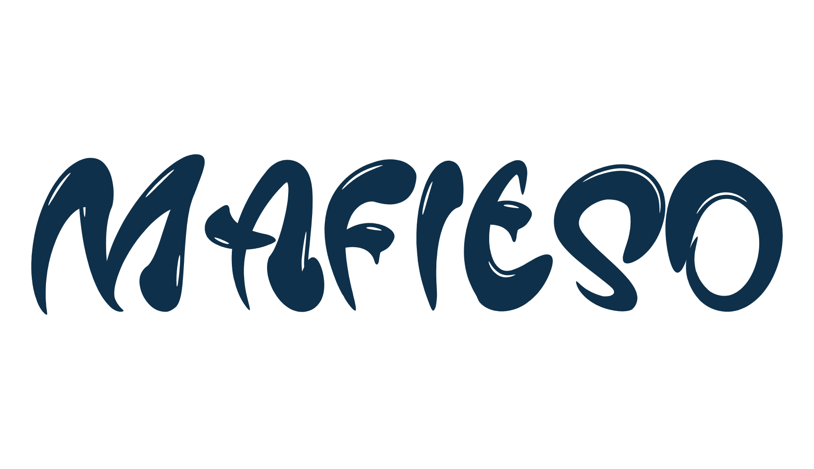 Mafieso, fancy groovy decorative font preview