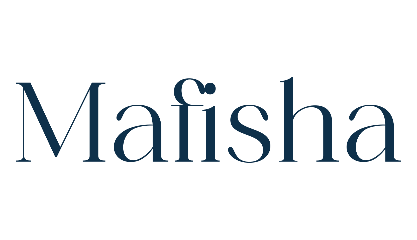 Mafisha, serif font preview
