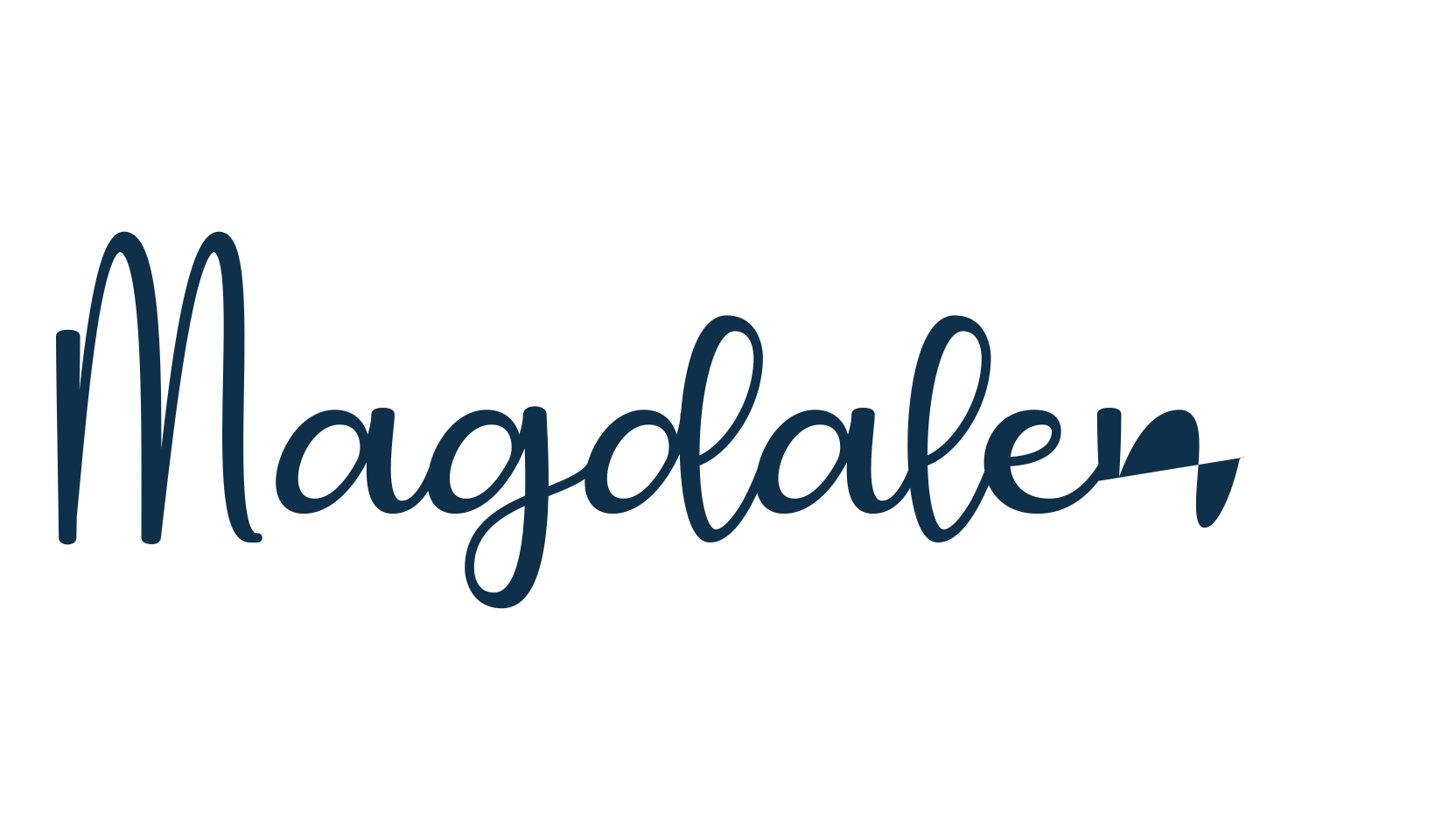 Magdalena (magdalena-2), fancy various decorative script calligraphy font preview