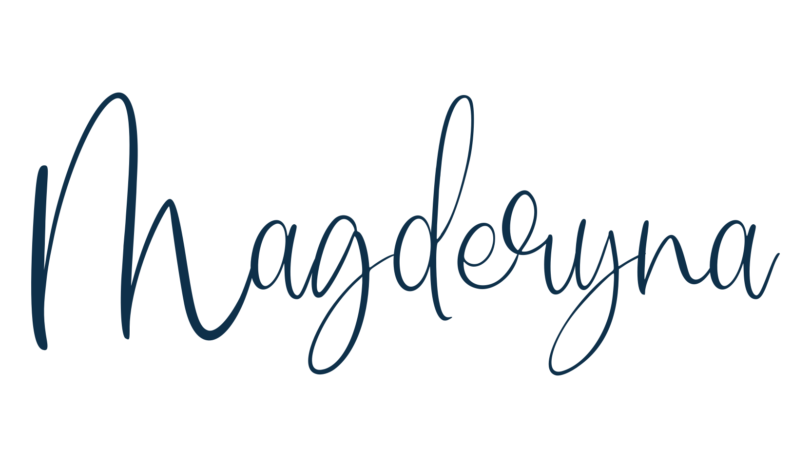 Magderyna, script calligraphy fancy decorative font preview