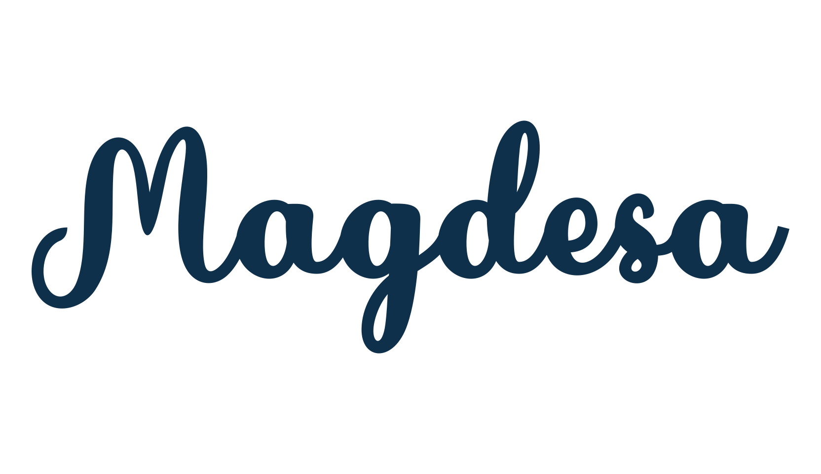 Magdesa, calligraphy font preview