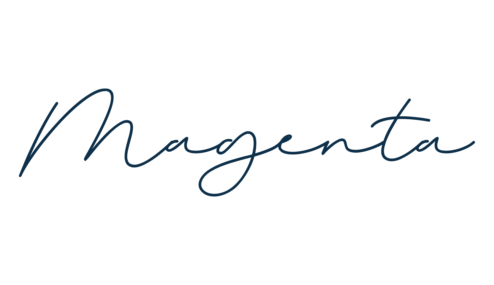 Magenta (magenta-2), script handwritten fancy decorative calligraphy font preview