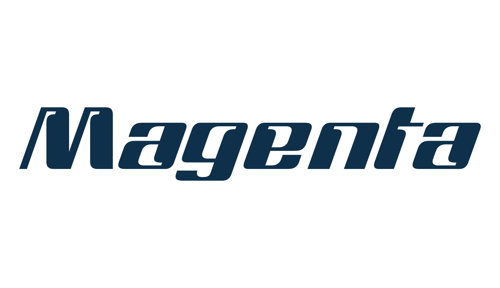 Magenta, fancy various techno sci-fi font preview