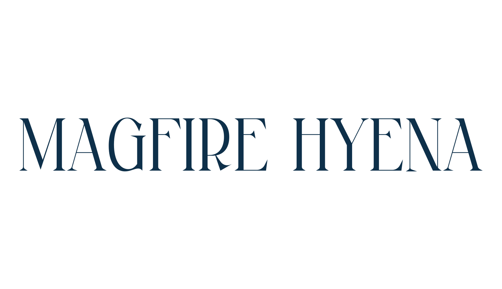 Magfire Hyena, basic serif font preview