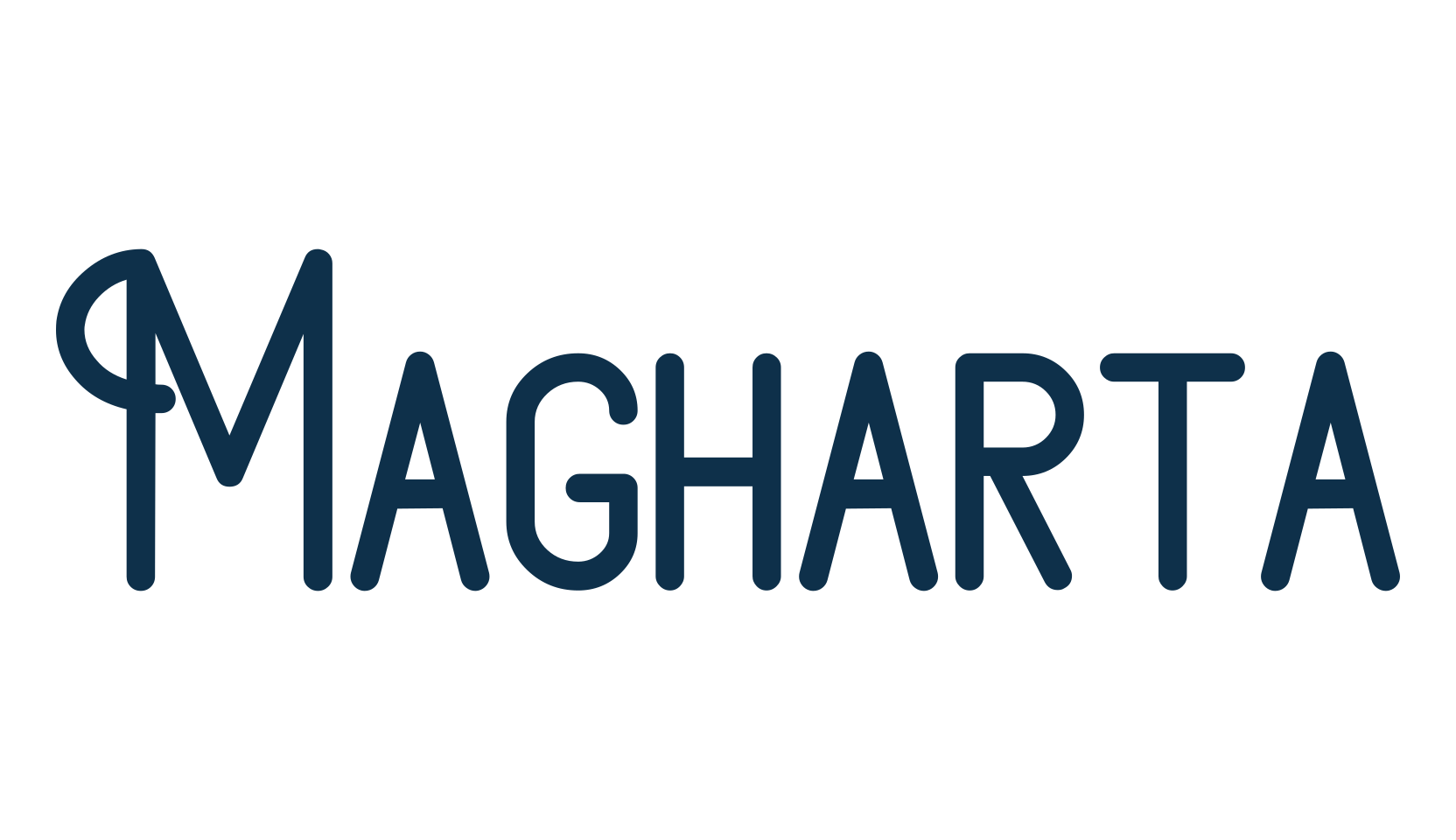 Magharta, fancy decorative font preview