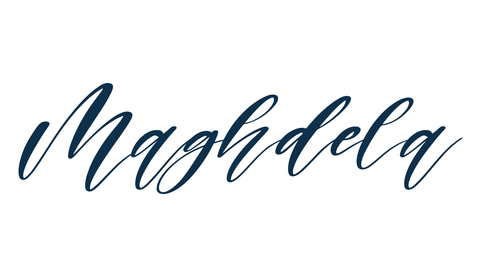 Maghdela, script calligraphy fancy decorative font preview