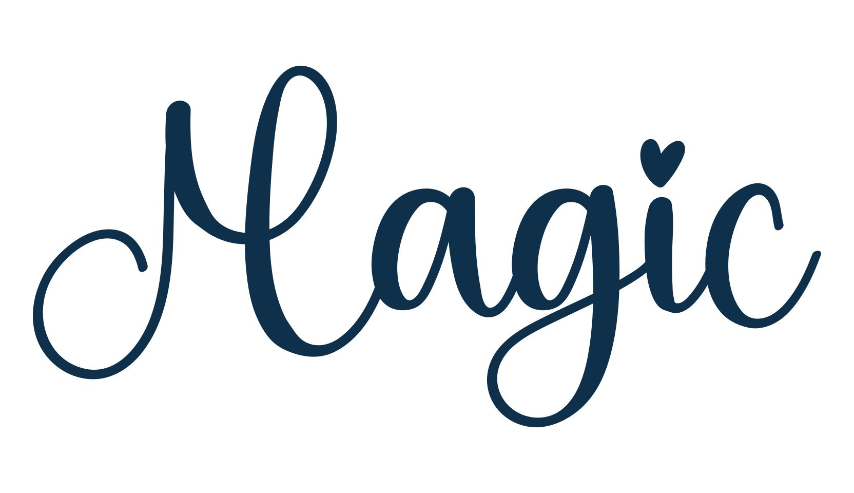 Magic (magic-4), calligraphy font preview