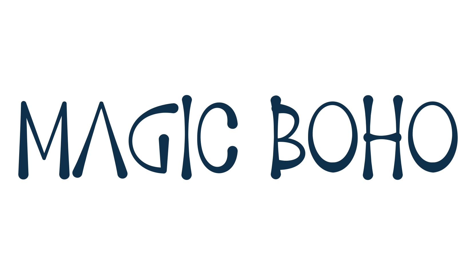 Magic Boho, fancy various decorative font preview