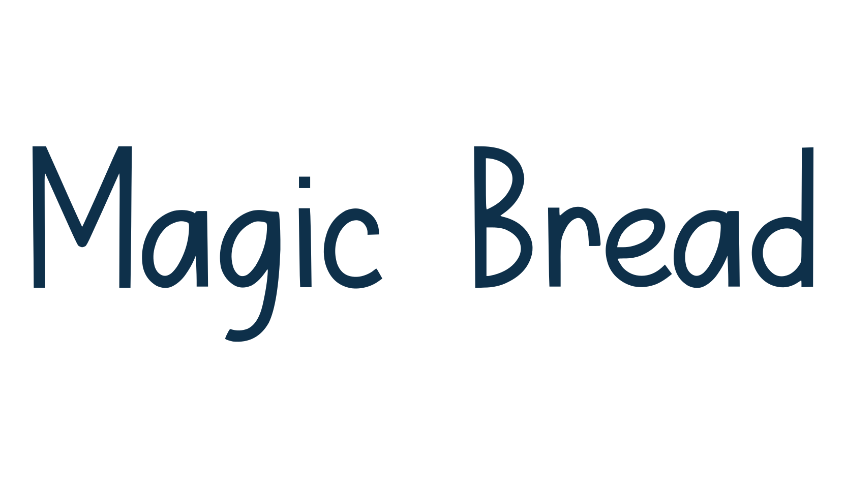 Magic Bread, display market font preview