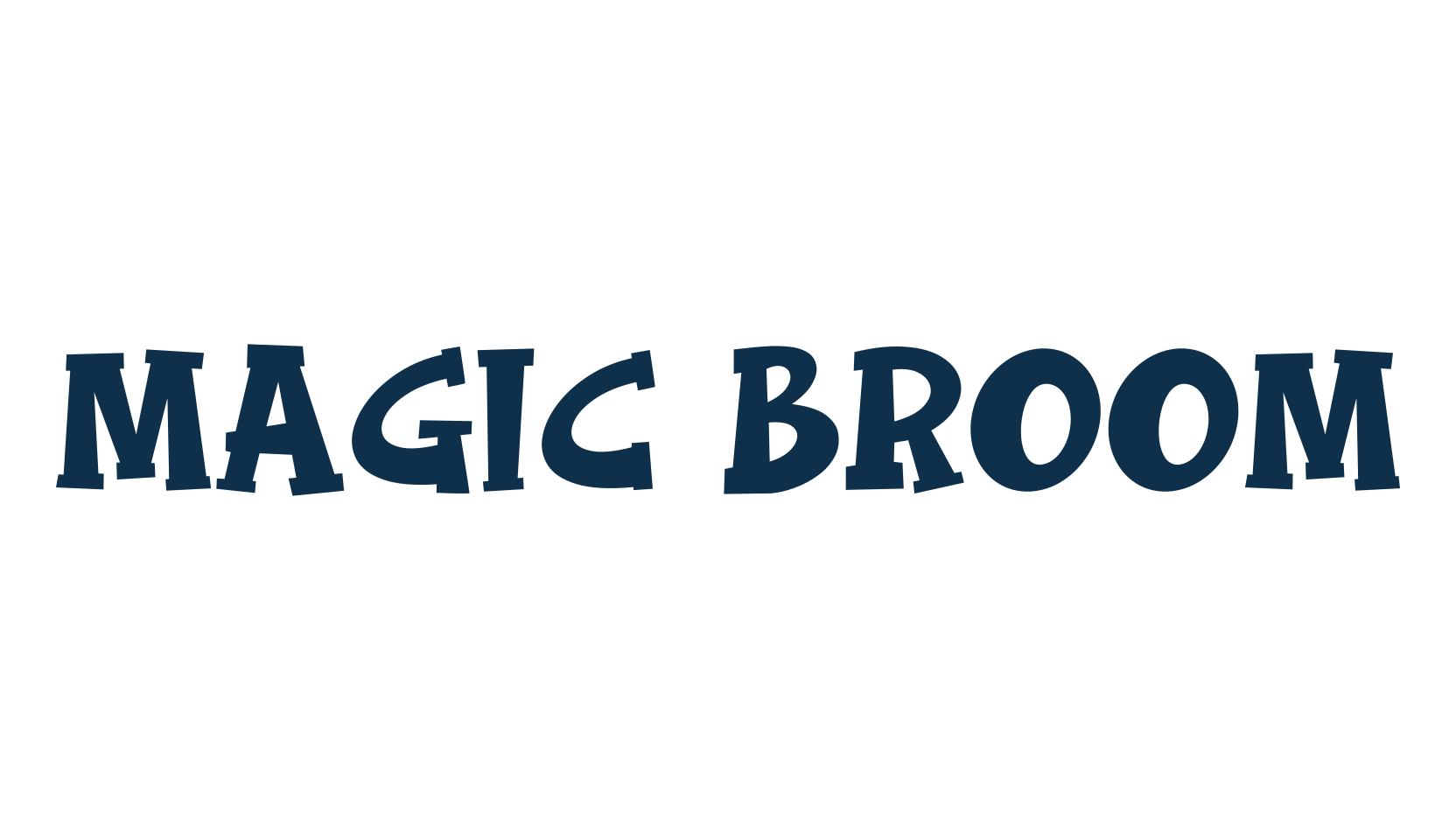 Magic Broom, cartoon font preview