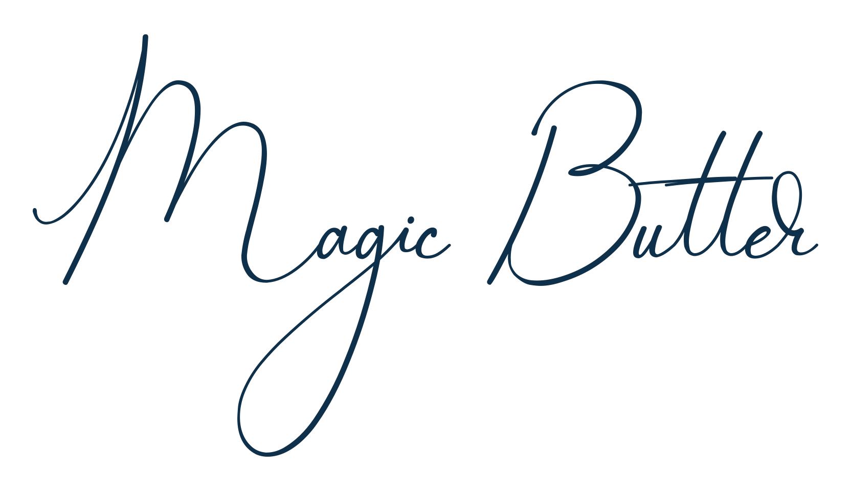 Magic Butter, handwriting font preview