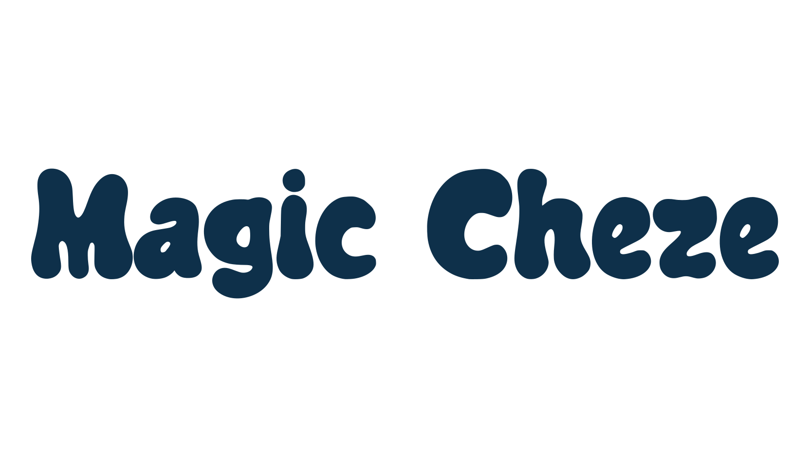Magic Cheze, fancy groovy decorative font preview