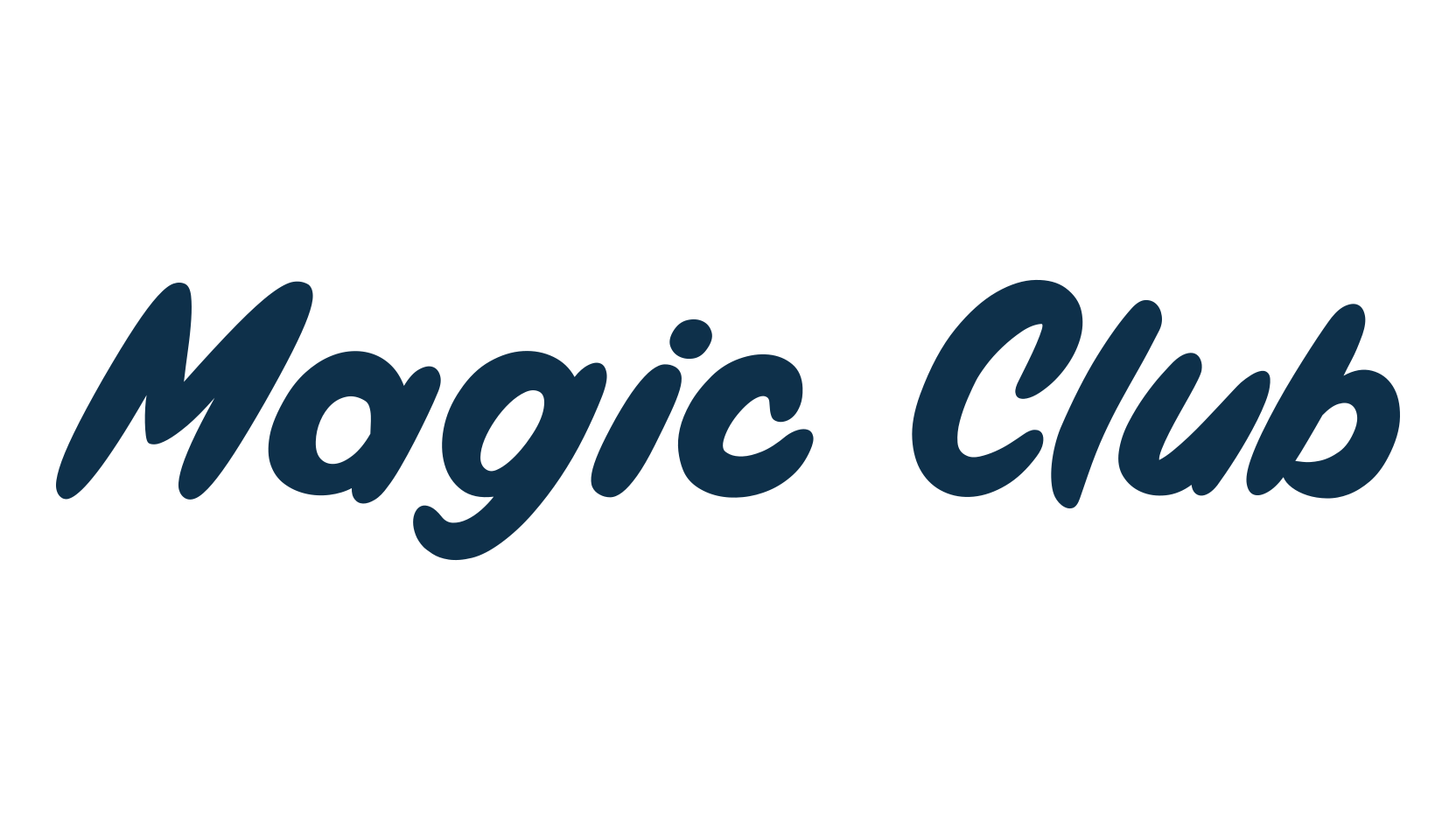 Magic Club, fancy cartoon decorative comic font preview
