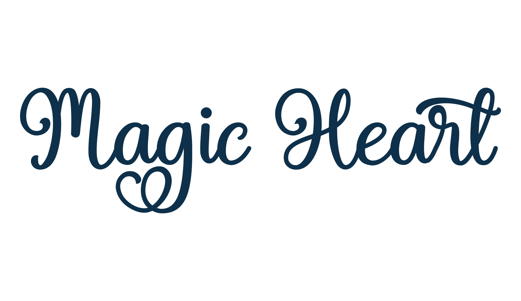 Magic Heart, script calligraphy fancy decorative font preview