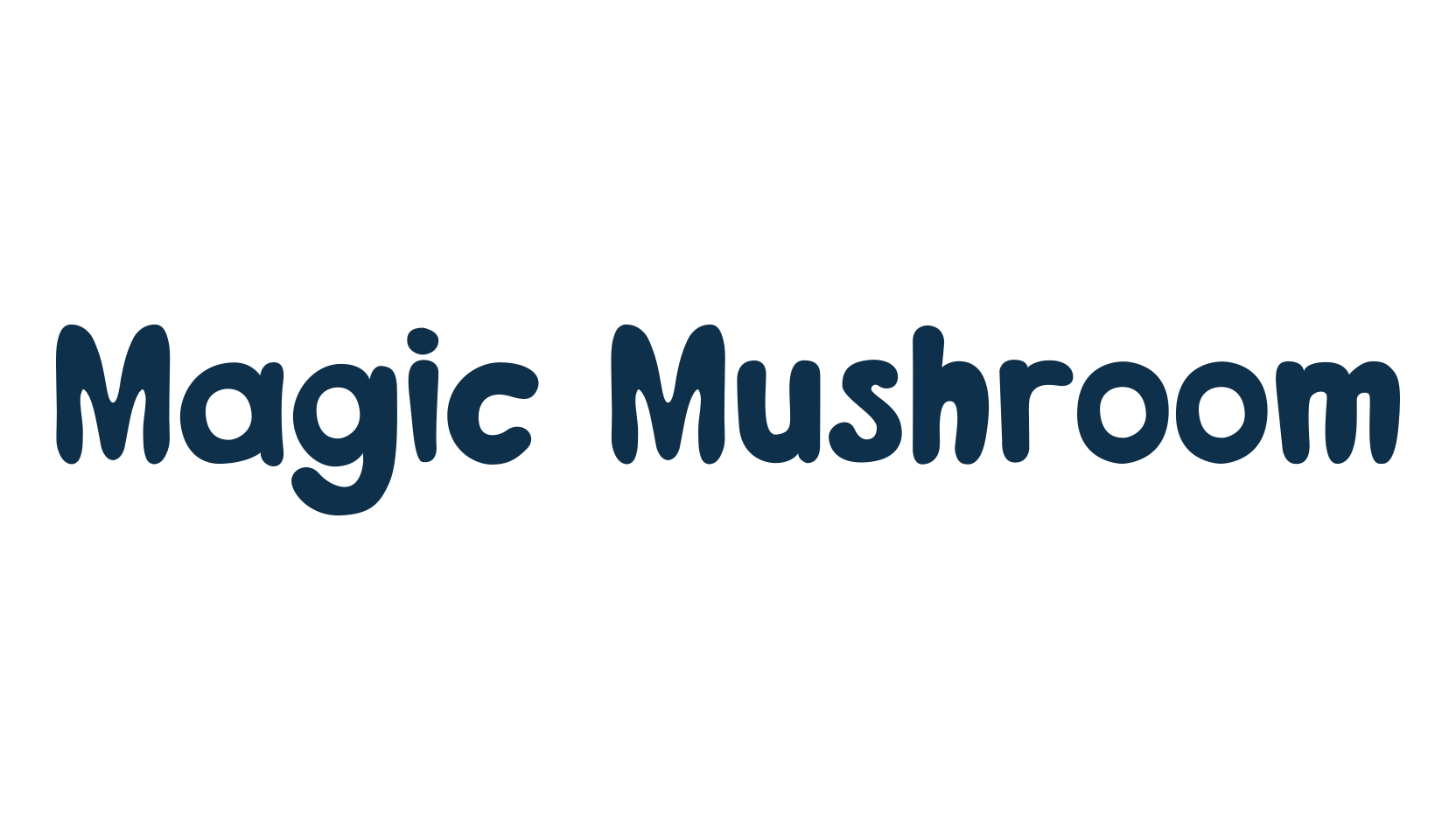 Magic Mushroom, cartoon font preview